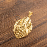 RP Pendants D98 — 925 silver, gold-plated filigree pendant