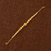 RP Beads & Ball Bracelet (D104) - 925 Silver & 24K Gold Plated - Falaq Jewellery Oman