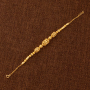 RP Beads & Ball Bracelet (D105) - 925 Silver & 24K Gold Plated - Falaq Jewellery Oman