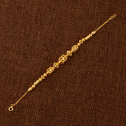 RP Beads & Ball Bracelet (D106) - 925 Silver & 24K Gold Plated - Falaq Jewellery Oman