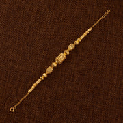 RP Beads & Ball Bracelet (D107) - 925 Silver & 24K Gold Plated - Falaq Jewellery Oman