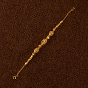 RP Beads & Ball Bracelet (D110) - 925 Silver & 24K Gold Plated - Falaq Jewellery Oman