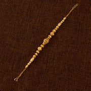 RP Beads & Ball Bracelet (D111) - 925 Silver & 24K Gold Plated - Falaq Jewellery Oman