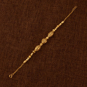 RP Beads & Ball Bracelet (D116) - 925 Silver & 24K Gold Plated - Falaq Jewellery Oman