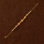 RP Beads & Ball Bracelet (D118) - 925 Silver & 24K Gold Plated - Falaq Jewellery Oman