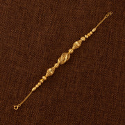 RP Beads & Ball Bracelet (D119) - 925 Silver & 24K Gold Plated - Falaq Jewellery Oman