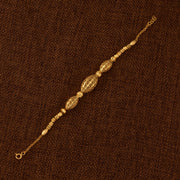 RP Beads & Ball Bracelet (D120) - 925 Silver & 24K Gold Plated - Falaq Jewellery Oman
