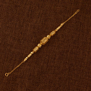 RP Beads & Ball Bracelet (D122) - 925 Silver & 24K Gold Plated - Falaq Jewellery Oman