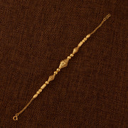 RP Beads & Ball Bracelet (D123) - 925 Silver & 24K Gold Plated - Falaq Jewellery Oman