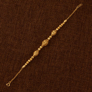 RP Beads & Ball Bracelet (D124) - 925 Silver & 24K Gold Plated - Falaq Jewellery Oman