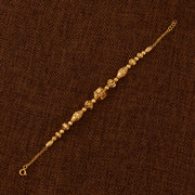 RP Beads & Ball Bracelet (D125) - 925 Silver & 24K Gold Plated - Falaq Jewellery Oman