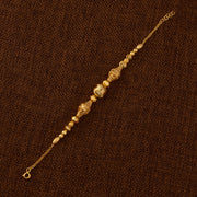 RP Beads & Ball Bracelet (D126) - 925 Silver & 24K Gold Plated - Falaq Jewellery Oman