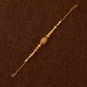 RP Beads & Ball Bracelet (D132) - 925 Silver & 24K Gold Plated - Falaq Jewellery Oman