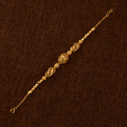 RP Beads & Ball Bracelet (D136) - 925 Silver & 24K Gold Plated - Falaq Jewellery Oman