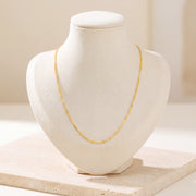 Square Link Chain 2 on travertine