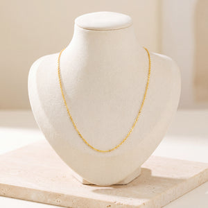 Square Link Chain 2 on travertine