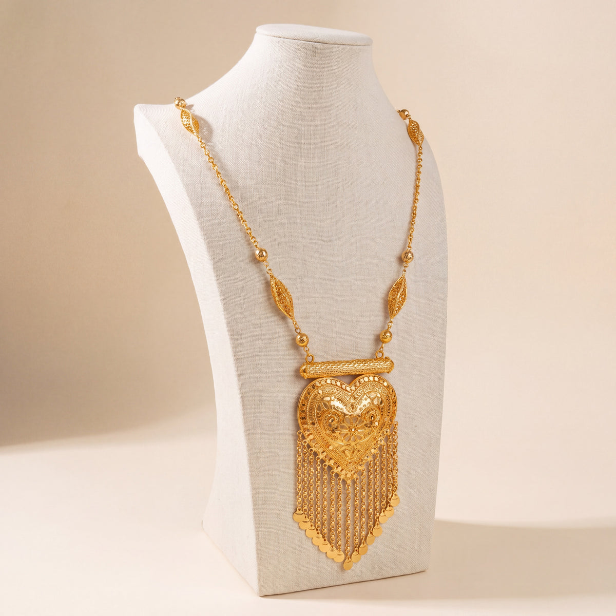 Traditional Mala Necklace 44, 925 silver 24K gold plated