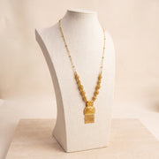 Traditional Mala Necklace 48 on travertine