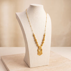 Traditional Mala Necklace 51 on travertine