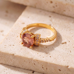 Fancy Ring (D8) on travertine