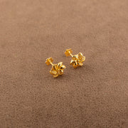 Flower Tops (D11) - 925 Silver & 24K Gold Plated