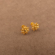 Flower Tops (D13) - 925 Silver & 24K Gold Plated