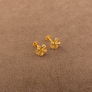 Flower Tops (D14) - 925 Silver & 24K Gold Plated