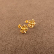 Flower Tops (D25) - 925 Silver & 24K Gold Plated
