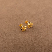 Flower Tops (D27) - 925 Silver & 24K Gold Plated