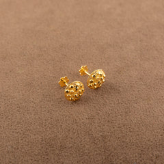 Flower Tops (D5) - 925 Silver & 24K Gold Plated