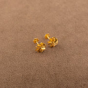 Flower Tops (D9) - 925 Silver & 24K Gold Plated