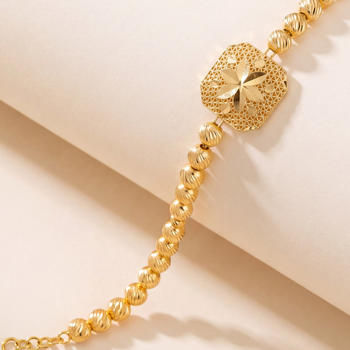 Frame Bracelet with Beads (D1) design detail