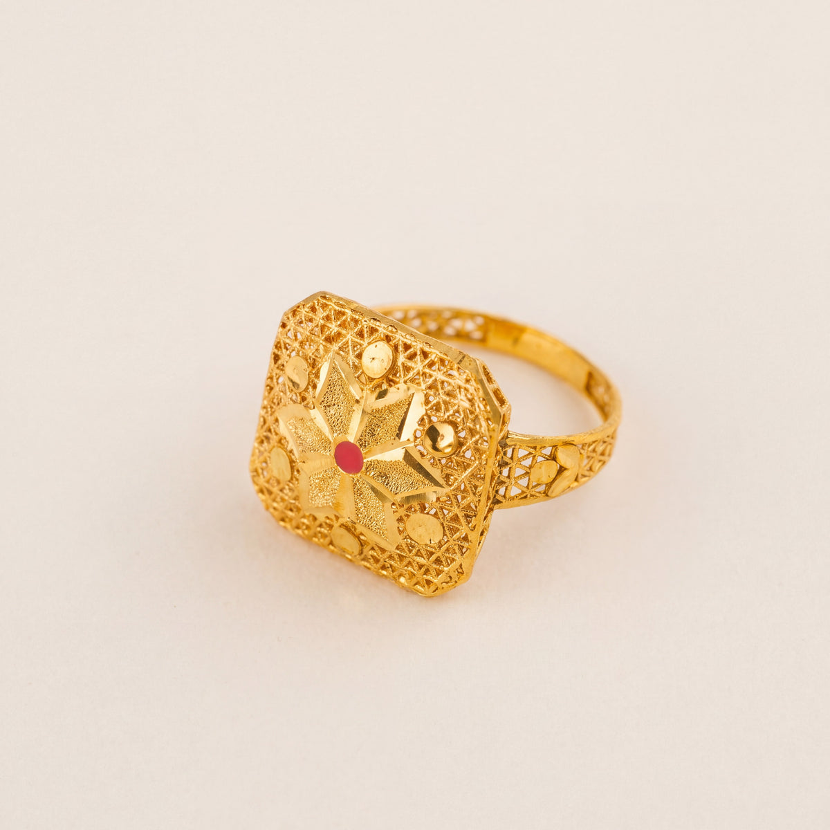 Frame Rings (D2), 925 silver 24K gold plated