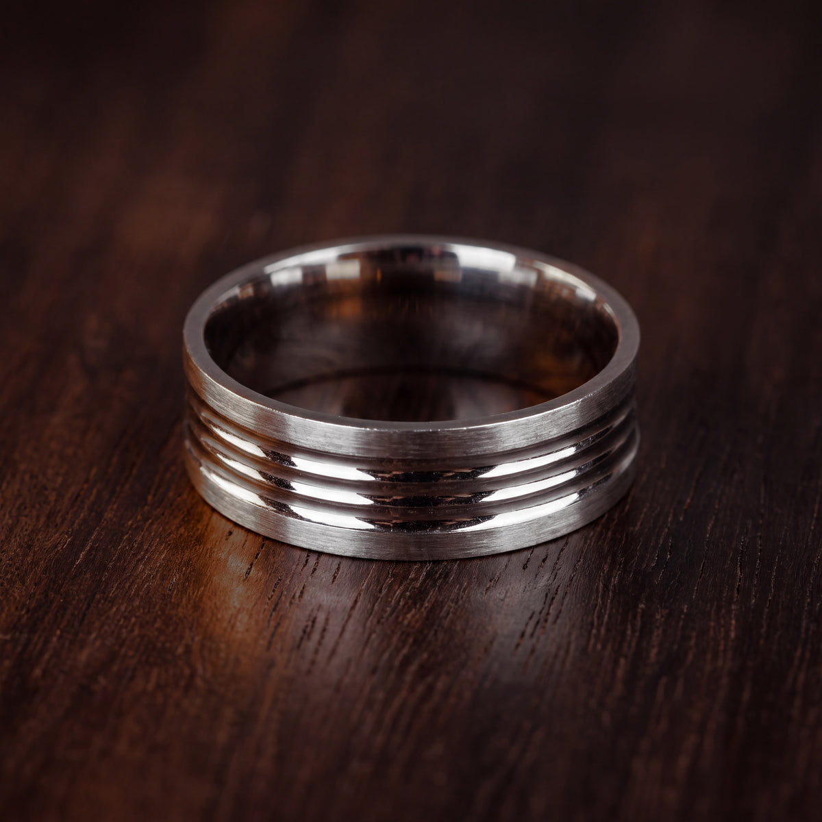 Gent's Dabla (D6), men's band ring in 925 silver