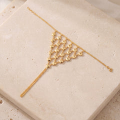 Hand Chain Bracelets (D5) on travertine