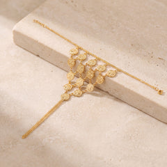 Hand Chain Bracelets (D6) on travertine