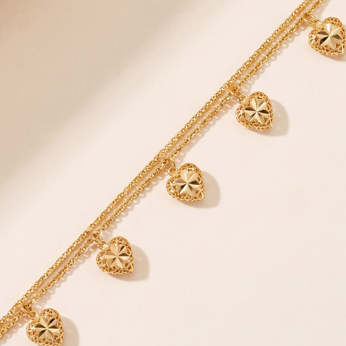 Heart Bracelet (D4) design detail