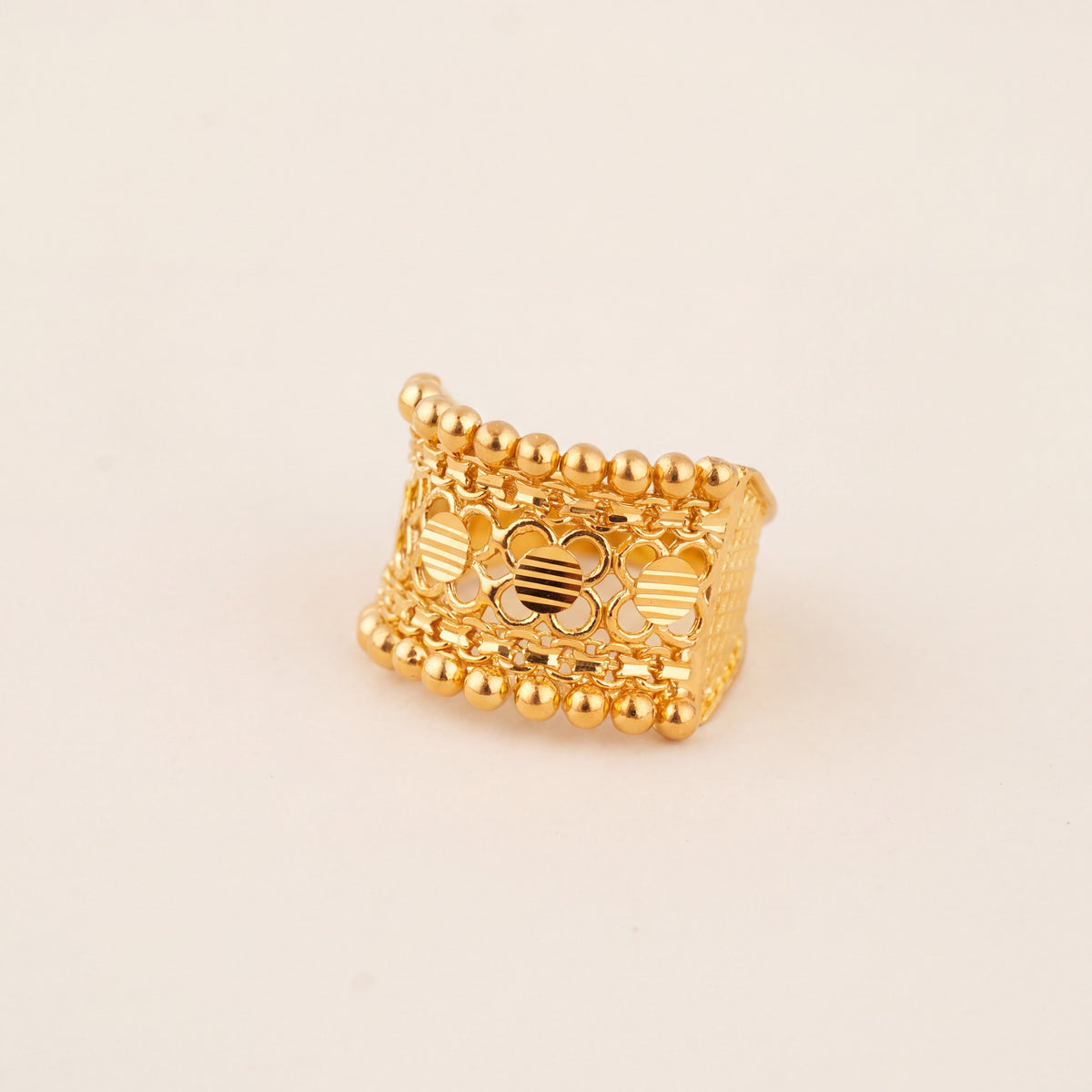 Heritage Ring (D1), 925 silver 24K gold plated