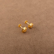 Hexa Shape Tops (D4) - 925 Silver & 24K Gold Plated
