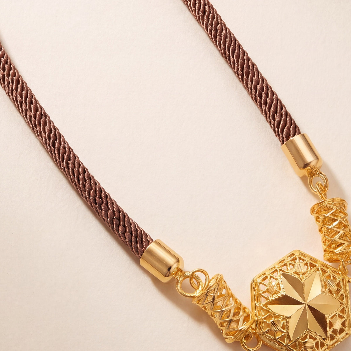 Hexagonal Thread Bracelet design detail
