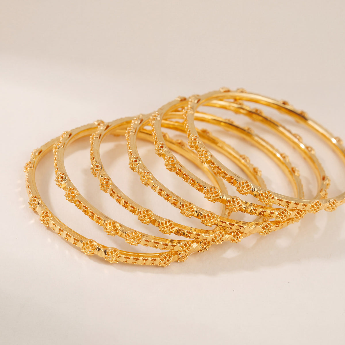 Kid's Bangles (D1-A), 925 silver 24K gold plated