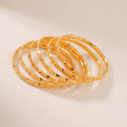 Kid's Bangles (D16-N), 925 silver 24K gold plated