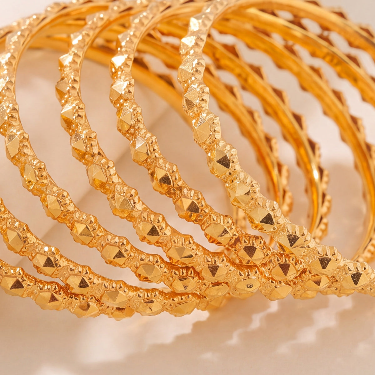 Kid's Bangles (D17-N) close-up of the design detail