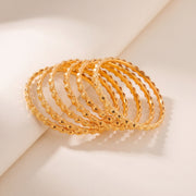 Kid's Bangles (D17-N) in 925 silver with 24K gold plating, studio photo