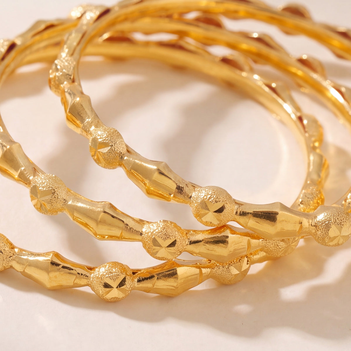 Kid's Bangles (D18-N) close-up of the design detail