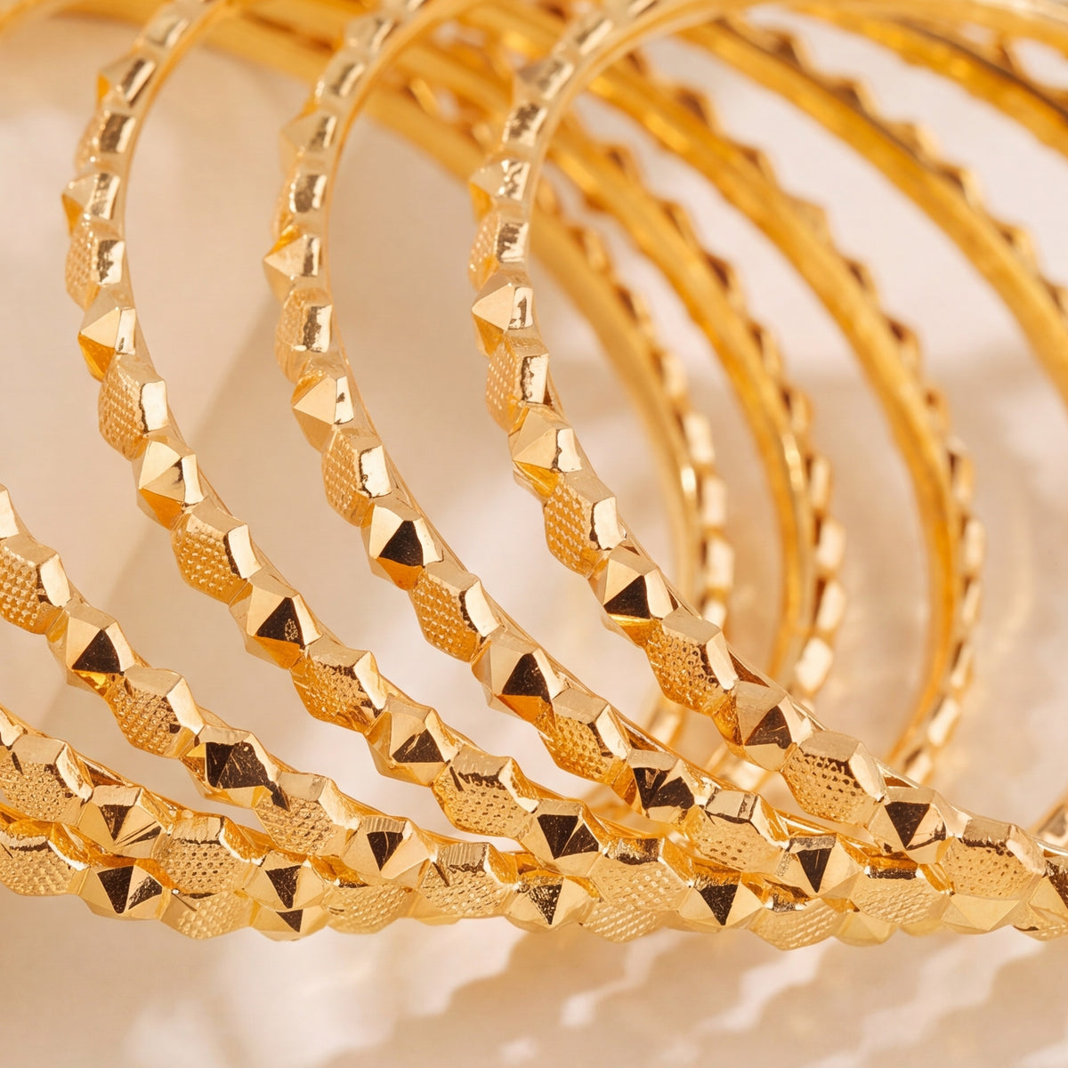 Kid's Bangles (D22-N) close-up of the design detail