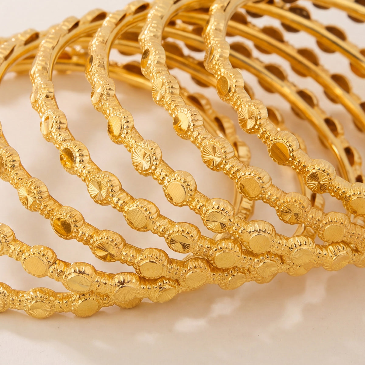 Kid's Bangles (D25-K) close-up of the design detail