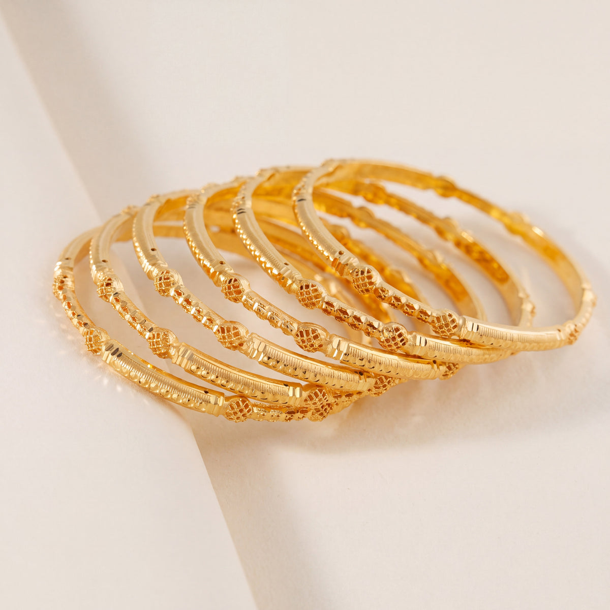 Kid's Bangles (D6-K), 925 silver 24K gold plated