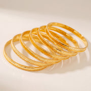 Kid's Bangles (D8-A), 925 silver 24K gold plated