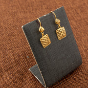 Kid's Casting Earrings (D47) - 925 Silver & 24K Gold Plated - Falaq Jewellery Oman
